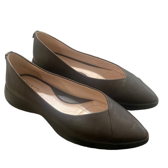 Taryn Rose Devon Flat Nappa Brown Slip On Comfort Size 10B - Picture 1 of 11